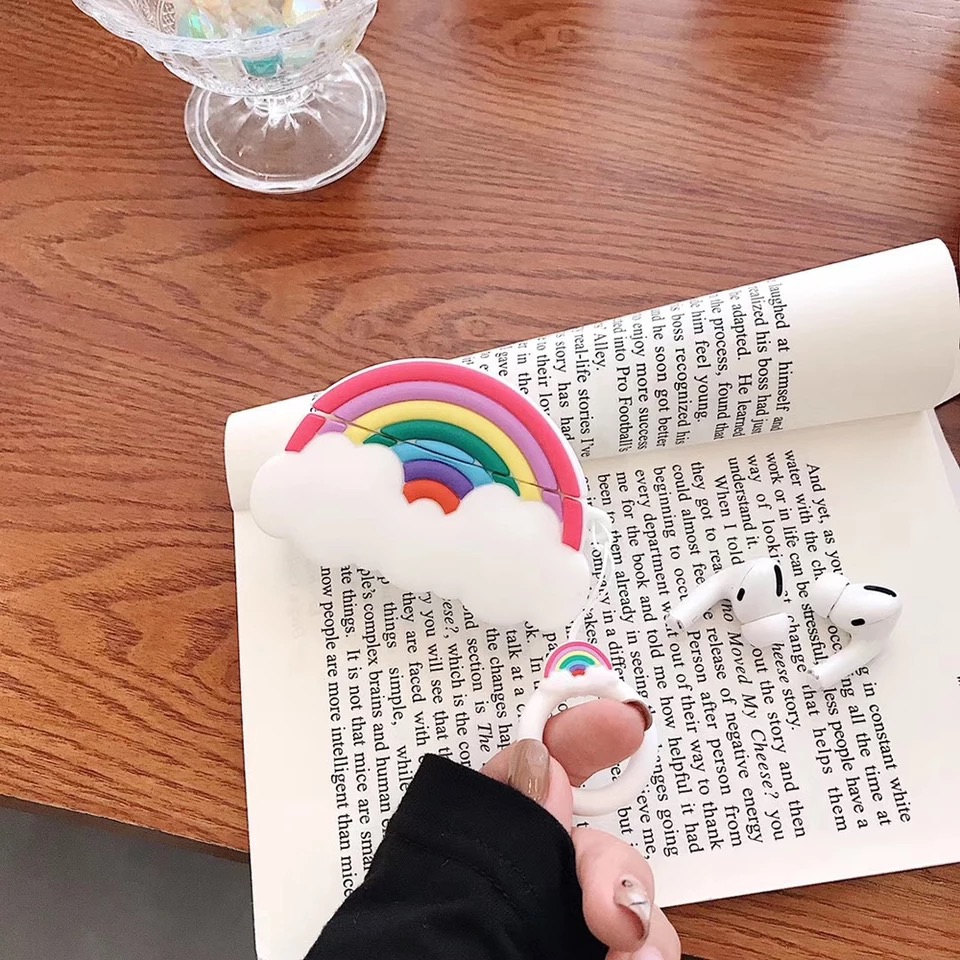 Rainbow Apple Airpods Pro Case